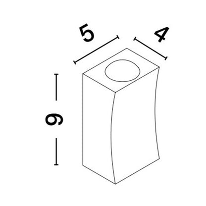 Nova Luce Dewei LED nástěnné svítidlo IP54