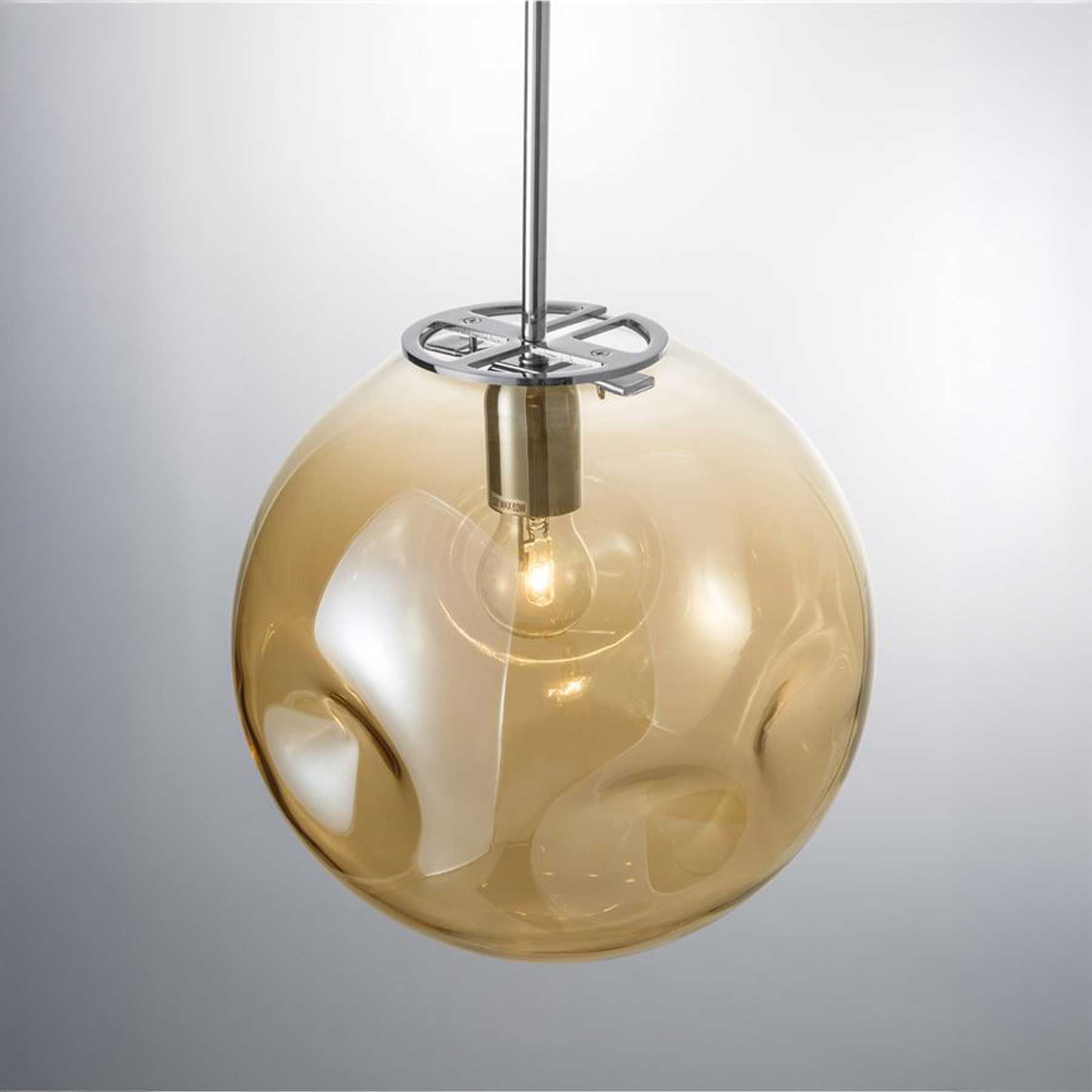 Nova Luce Mayan E27 závěsné skleněné svítidlo