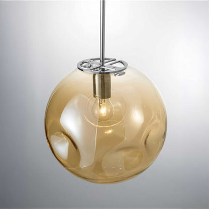 Nova Luce Mayan E27 závěsné skleněné svítidlo