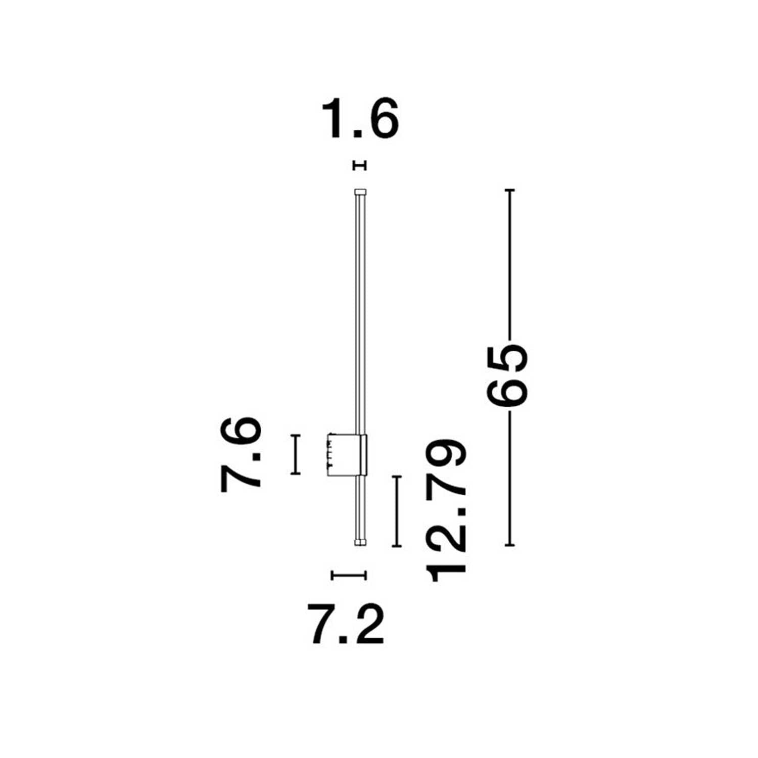 Nova Luce Ridge LED nástěnné venkovní svítidlo IP65