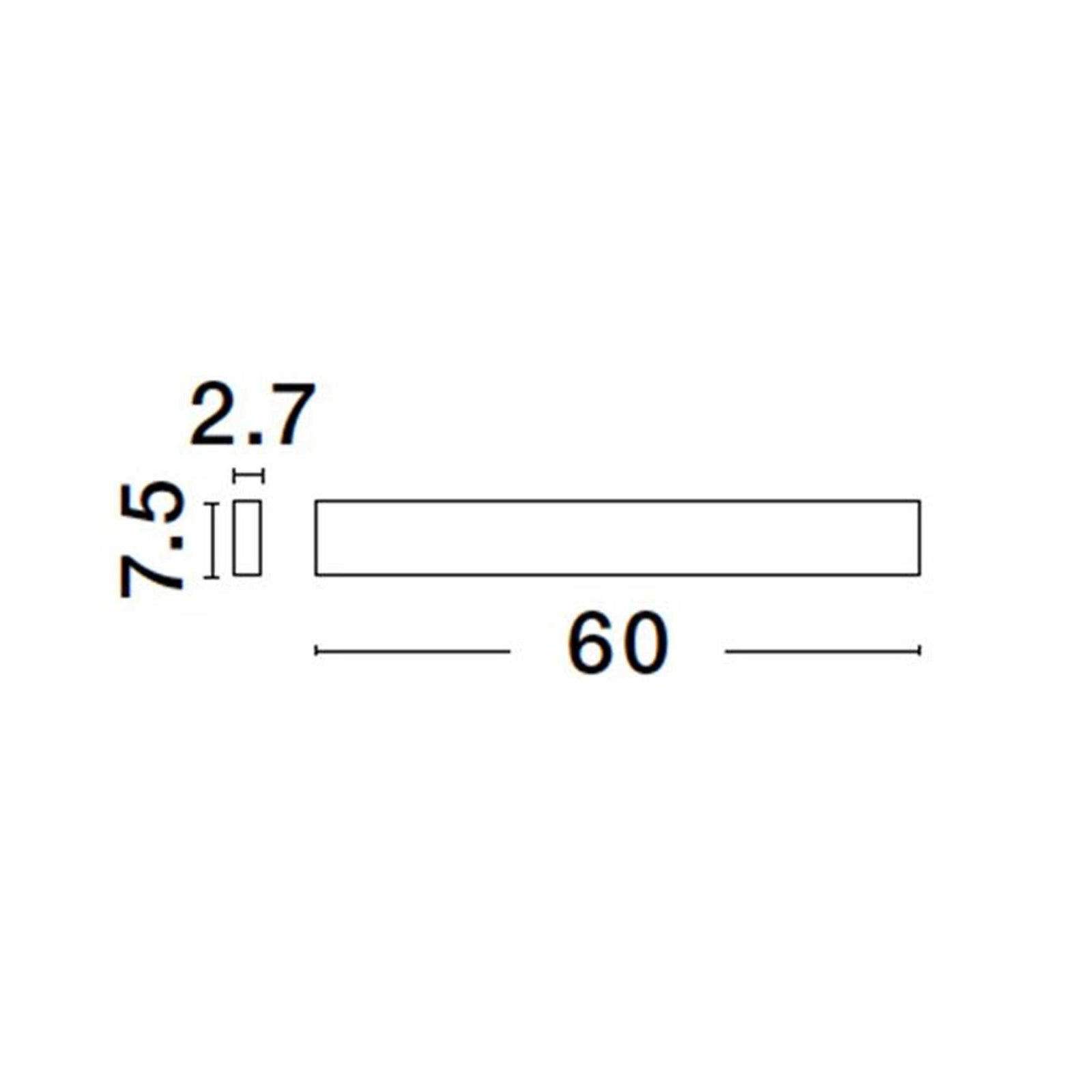 Nova Luce Seline LED stenska svetilka IP44 CRI90