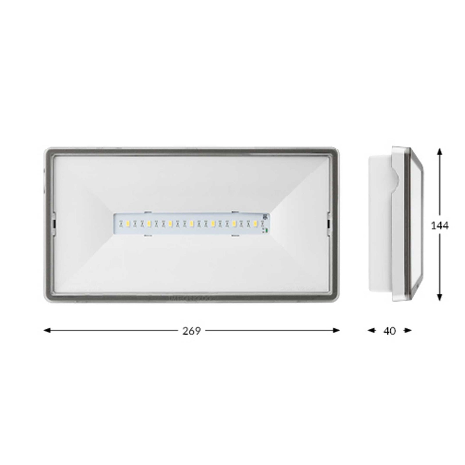 TM.ONTEC S M1 180 M LED antipanické nouzové osvětlení IP65