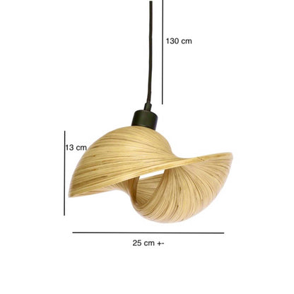 TD Lamps Bamboo E14 bambusové závěsné svítidlo