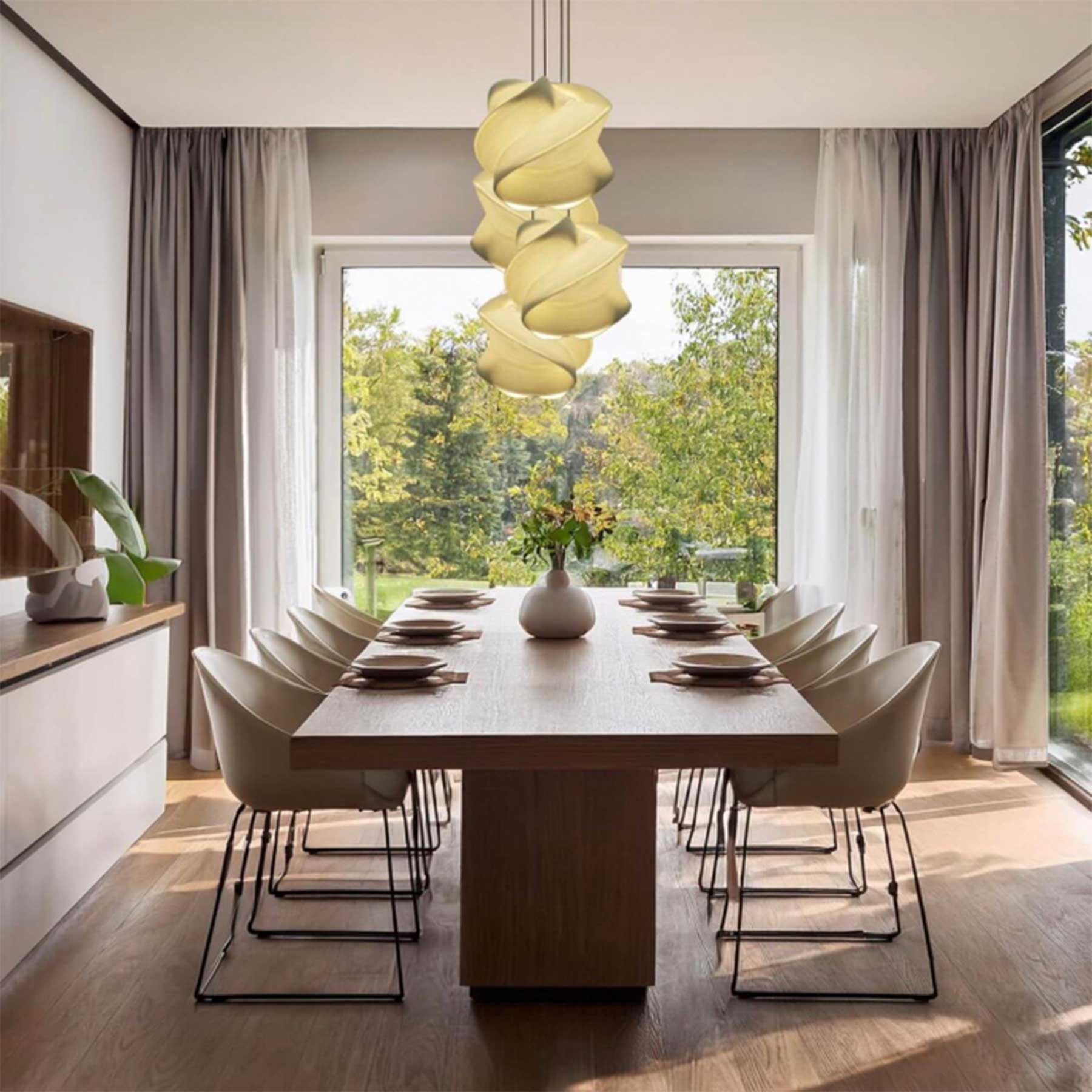 TD Lamps Zippoo E27 textilní závěsné svítidlo