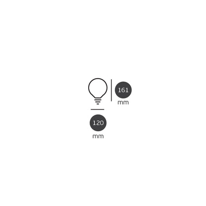 LED-žarnica VK Light Globo Plastic E27 ø95 15 W