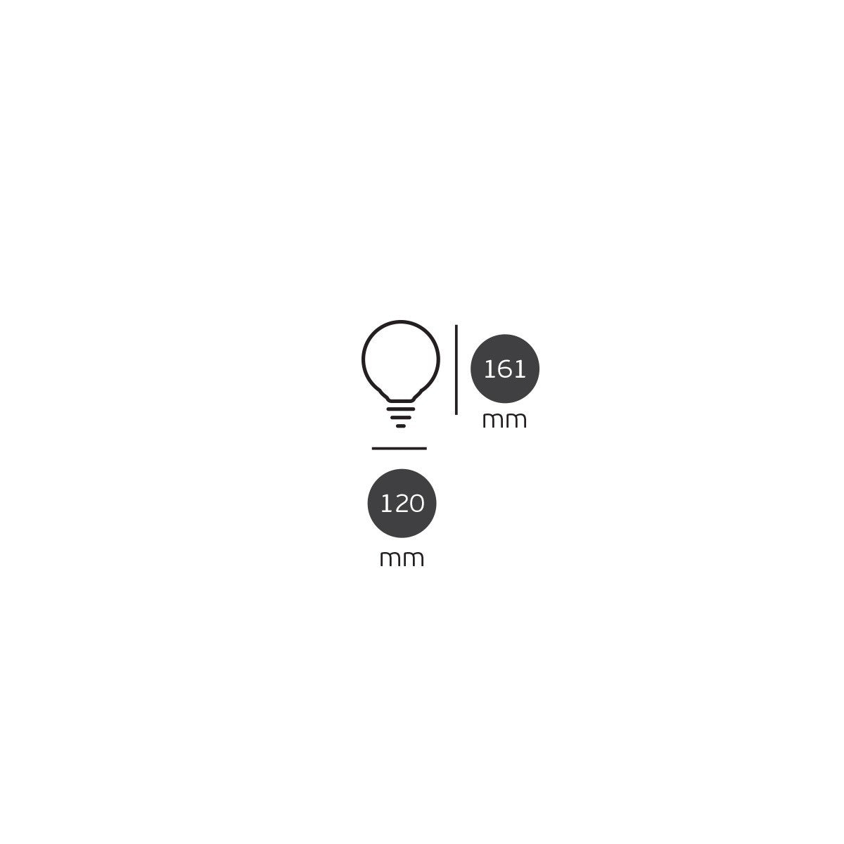 LED-žarnica VK Light Globo Plastic E27 ø95 15 W