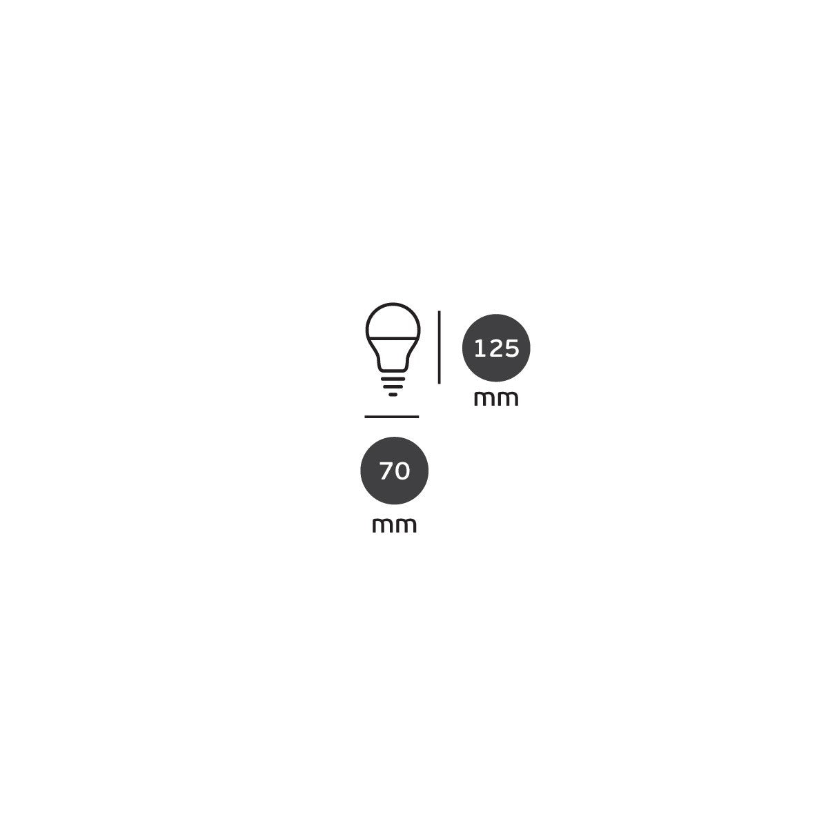 LED-žarnica VK Light Classic Plastic 120 V/240 V/420 V E27 ø70 10 W