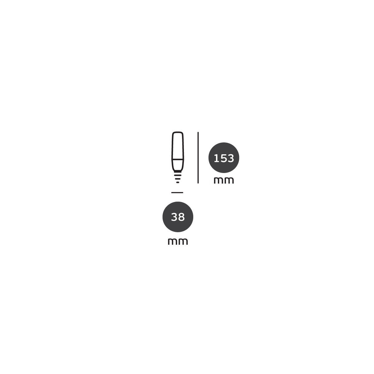 LED-žarnica VK Light Long E27 12 W