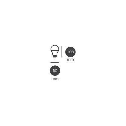 LED-žarnica VK Light Classic Plastic E27 ø60 9W