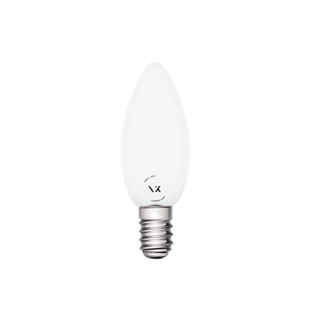 LED žarnica VK Light Candle Filament Milky E14