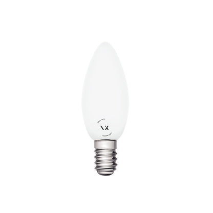 LED žarnica VK Light Candle Filament Milky E14