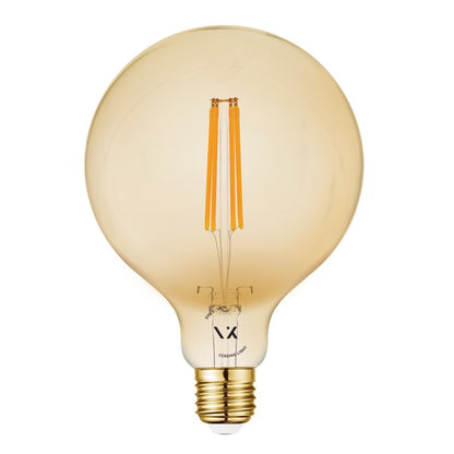 LED žarnica VK Light Globo Filament Amber E27 ø125 2200K 7W z možnostjo zatemnitve