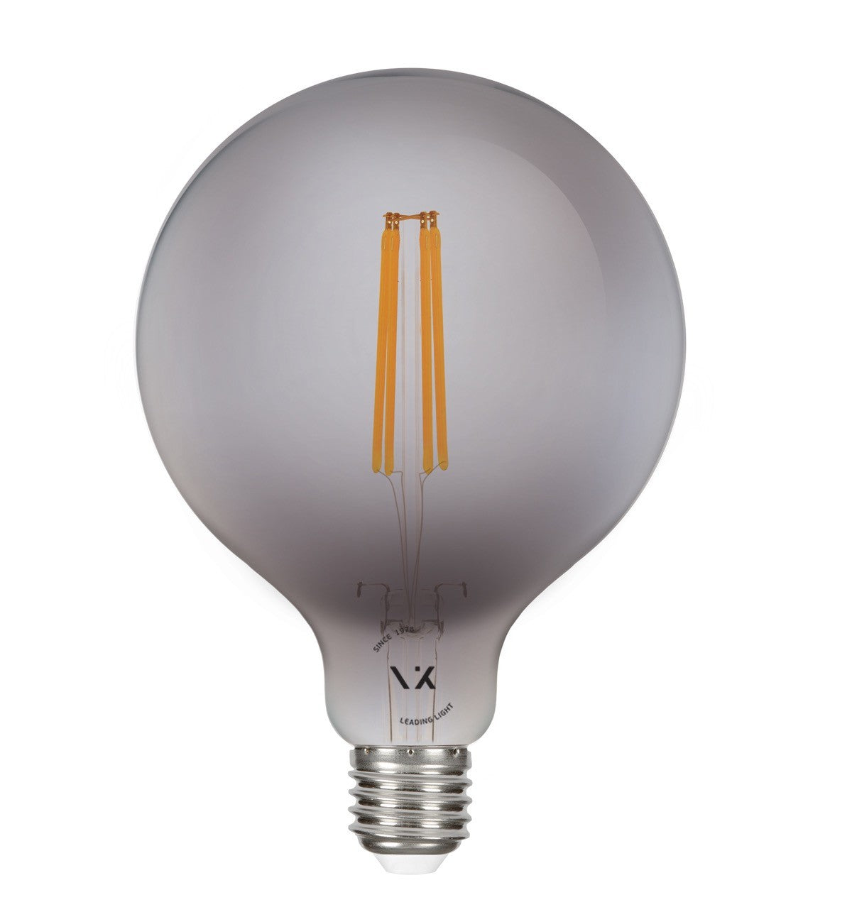 LED žarnica VK Light Globo Filament Dark Grey E27 ø125 2700K 7W z možnostjo zatemnitve