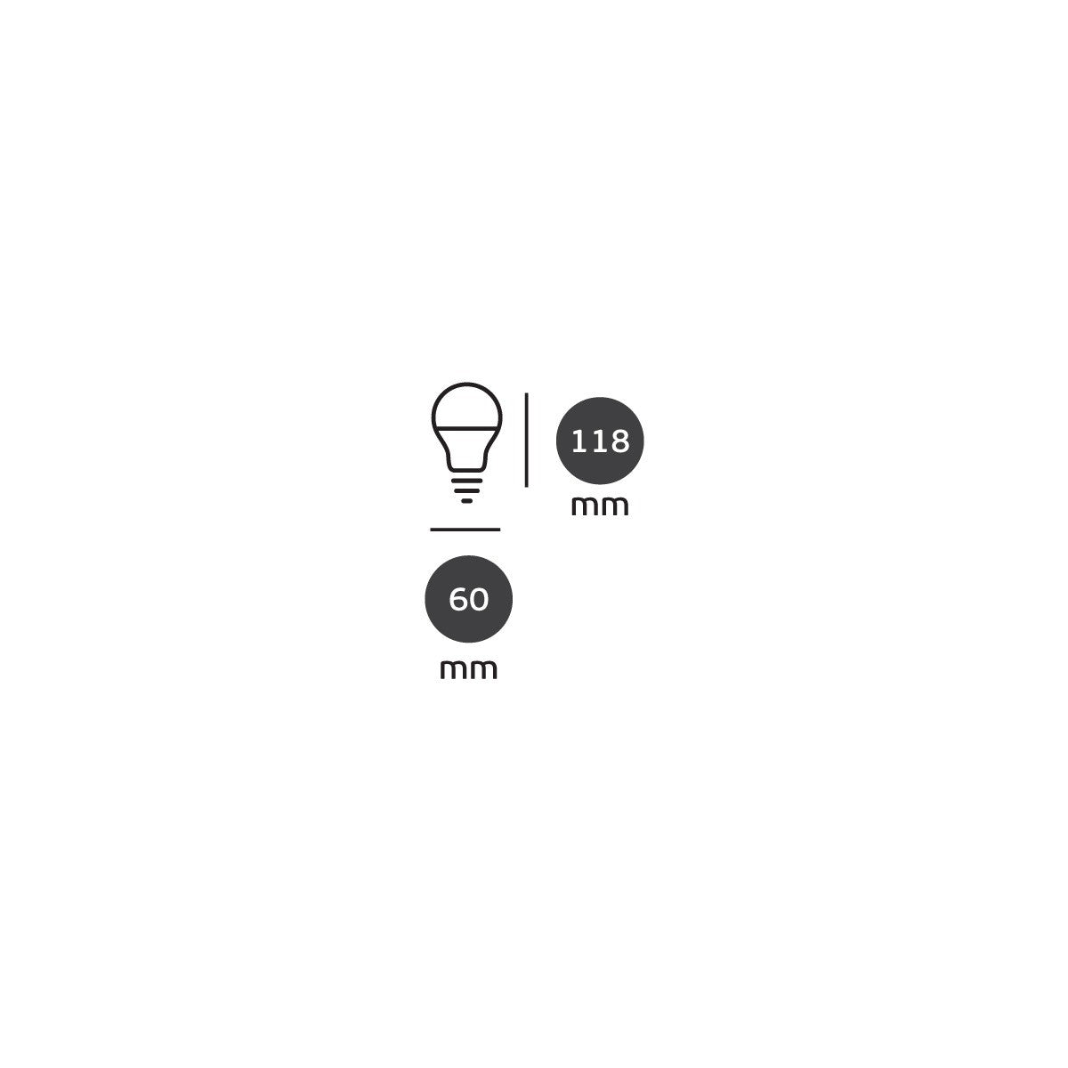 LED-žarnica VK Light Classic Plastic E27 1450 lm ø60 15 W