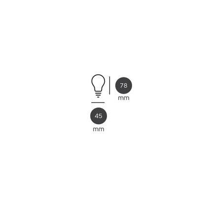 LED žarnica VK Light Mini Globe Filament Clear E14