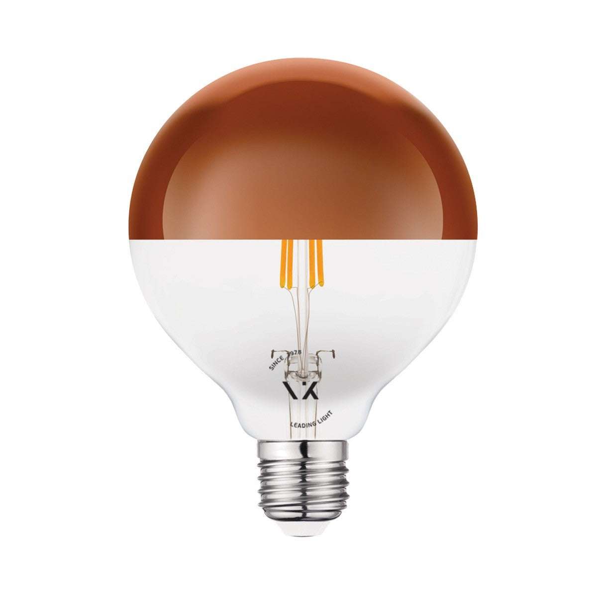 LED žarnica VK Light Globo Filament Pink Copper E27 2700K 7W z možnostjo zatemnitve