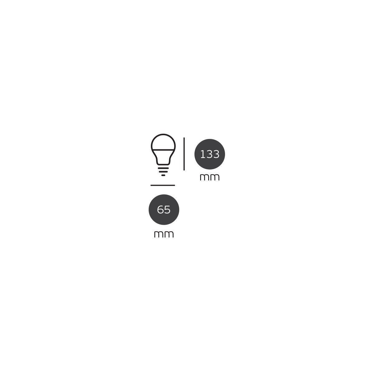 LED-žarnica VK Light Classic Plastic E27 ø70 20 W