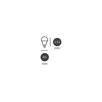 LED-žarnica VK Light Classic Plastic E27 ø70 20 W