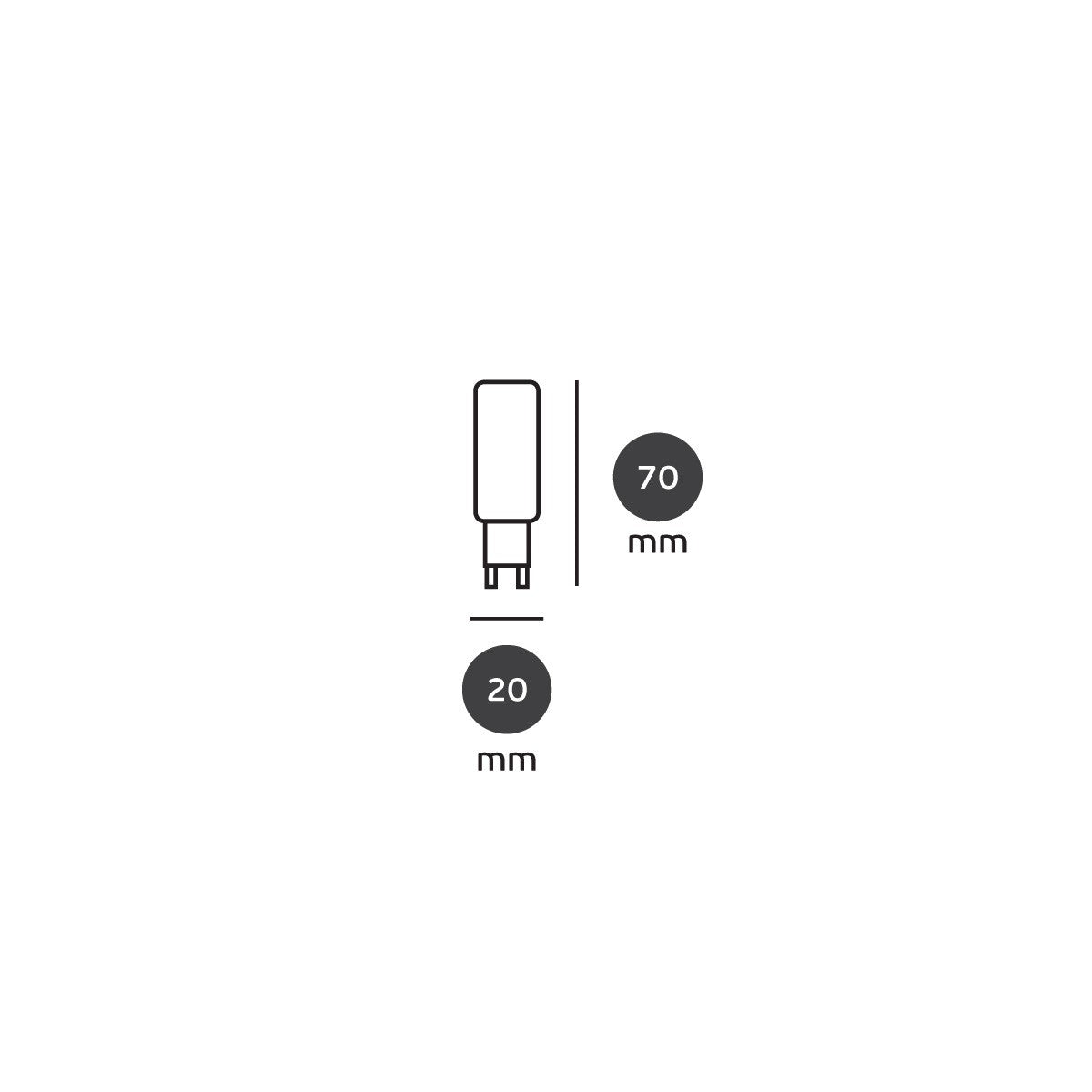 LED-žarnica VK Light G9 240 V 8 W
