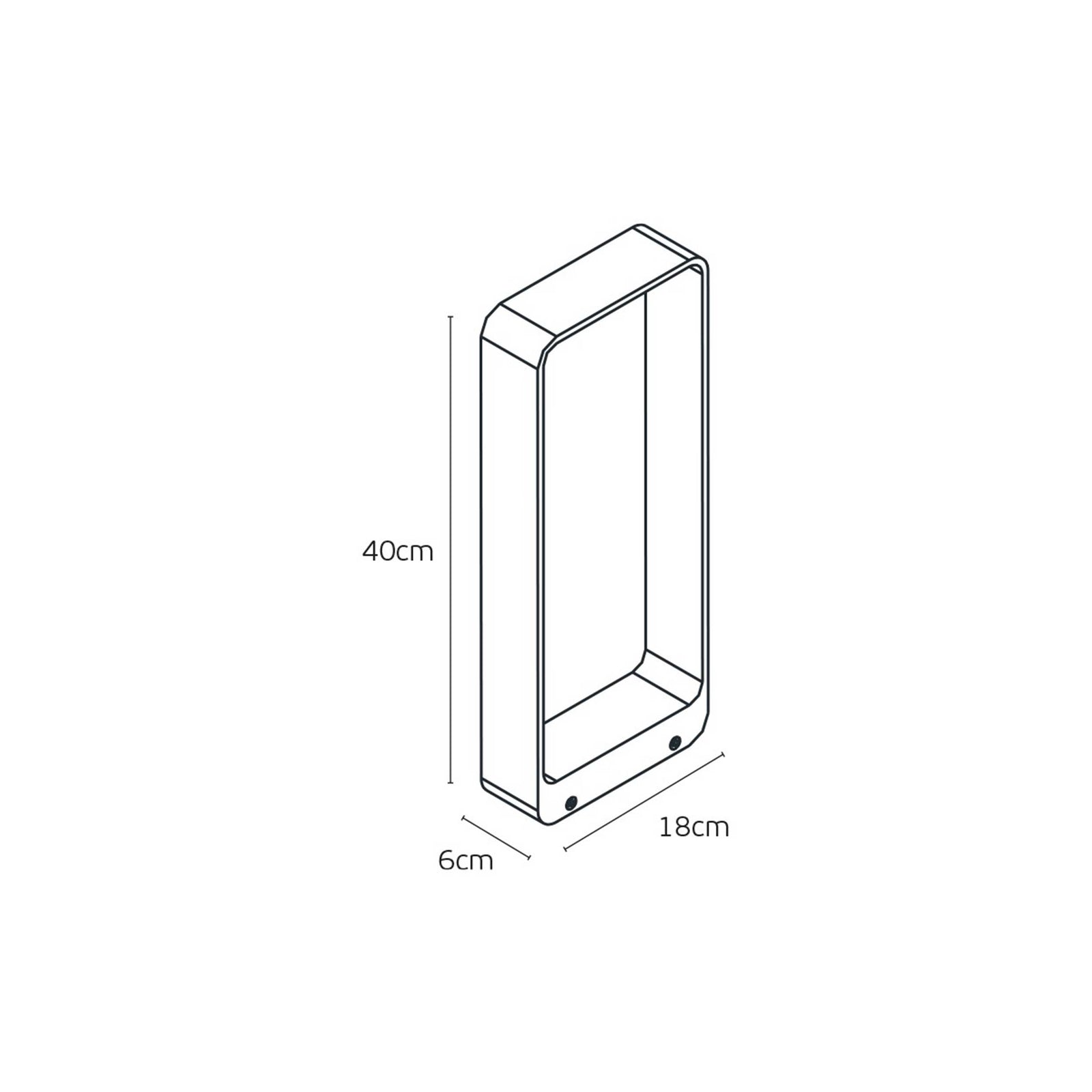 VK Light Brace LED stebrna svetilka IP65