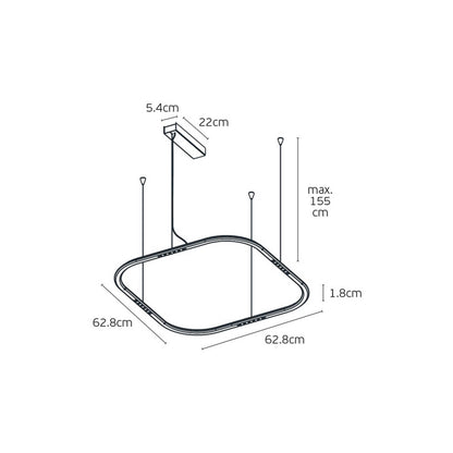 VK Light Core LED viseča svetilka