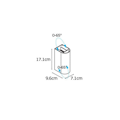 VK Light Tod LED stenska svetilka IP65