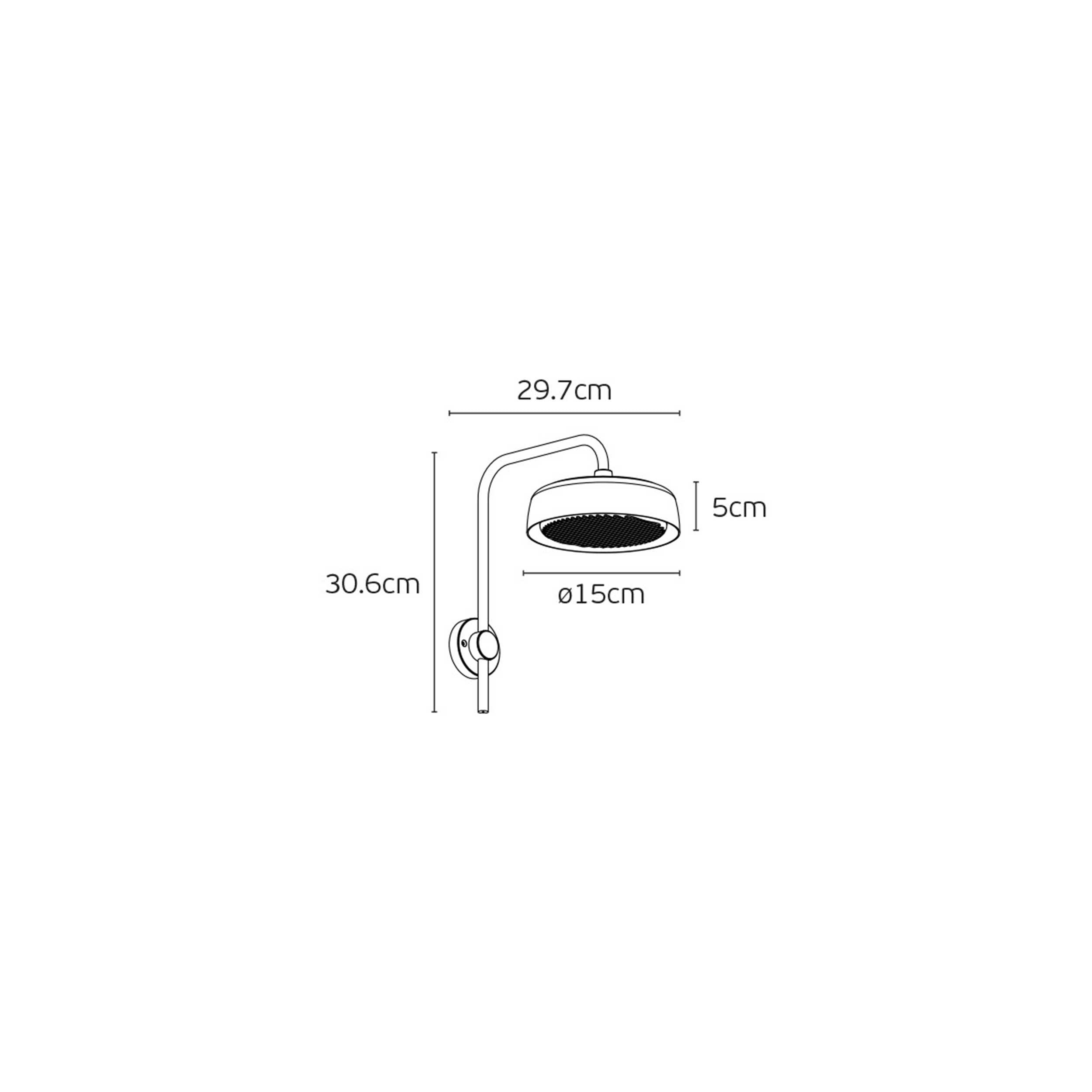VK Light Jade LED stenska svetilka IP65