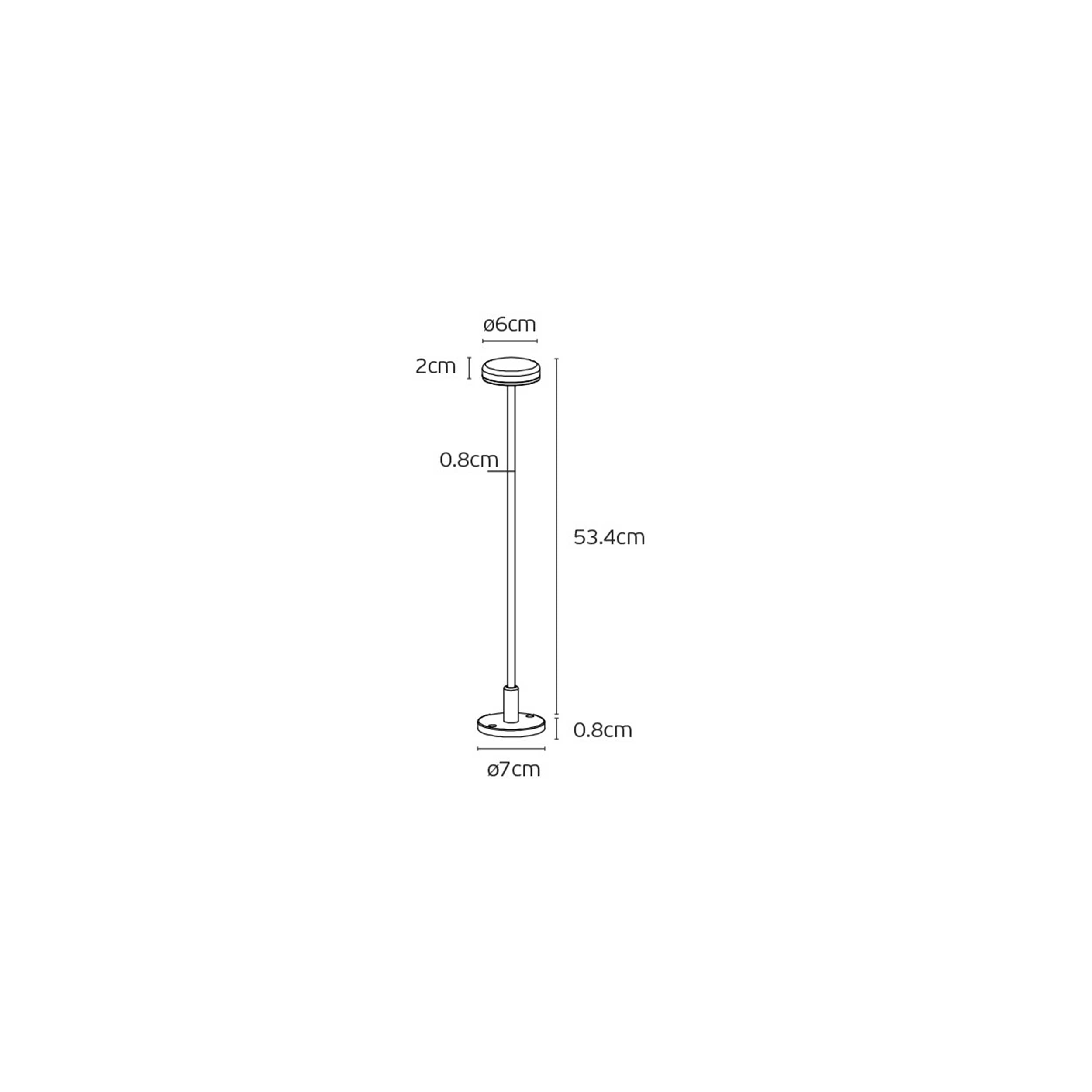 VK Light Jade LED stebrna svetilka IP65