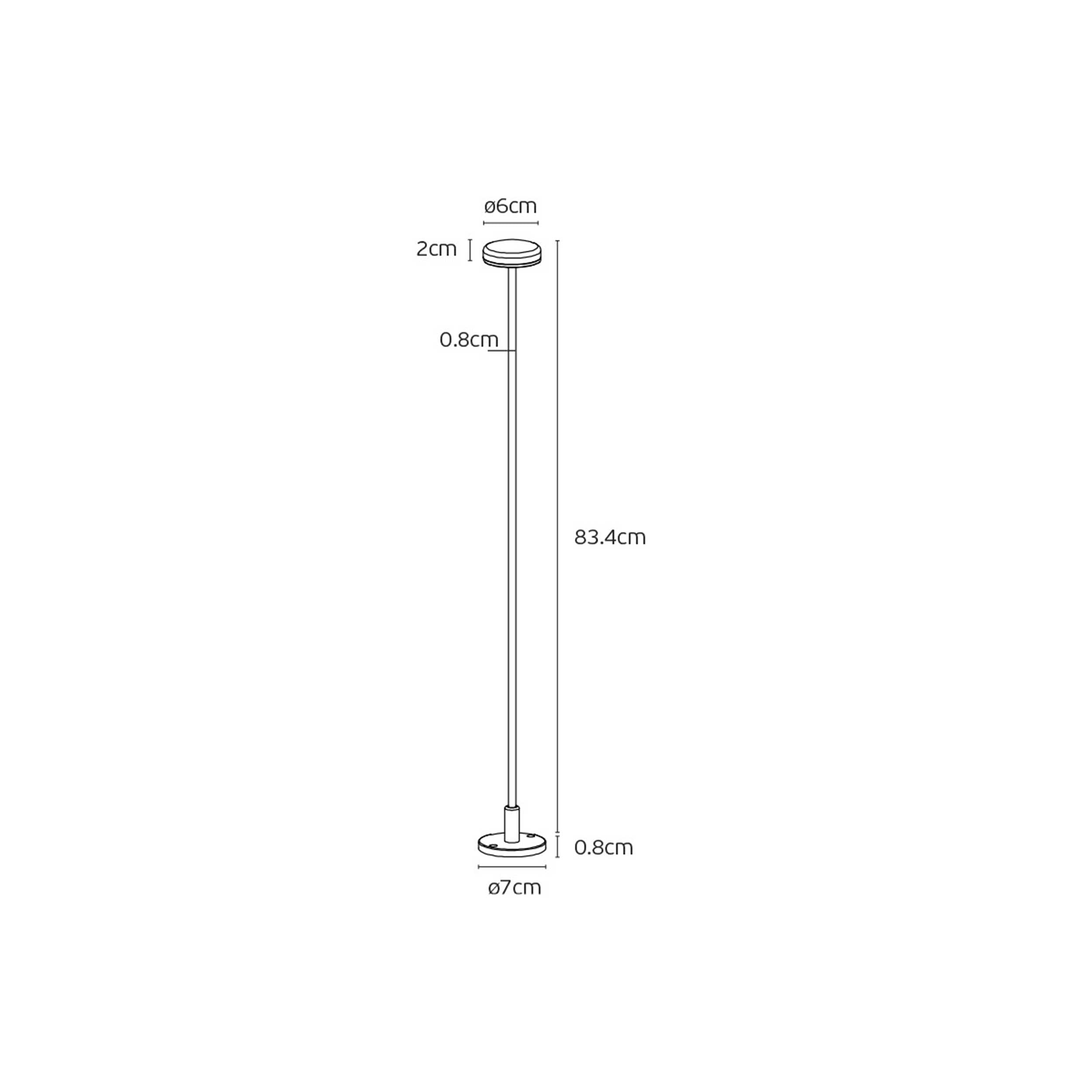 VK Light Jade LED stebrna svetilka IP65