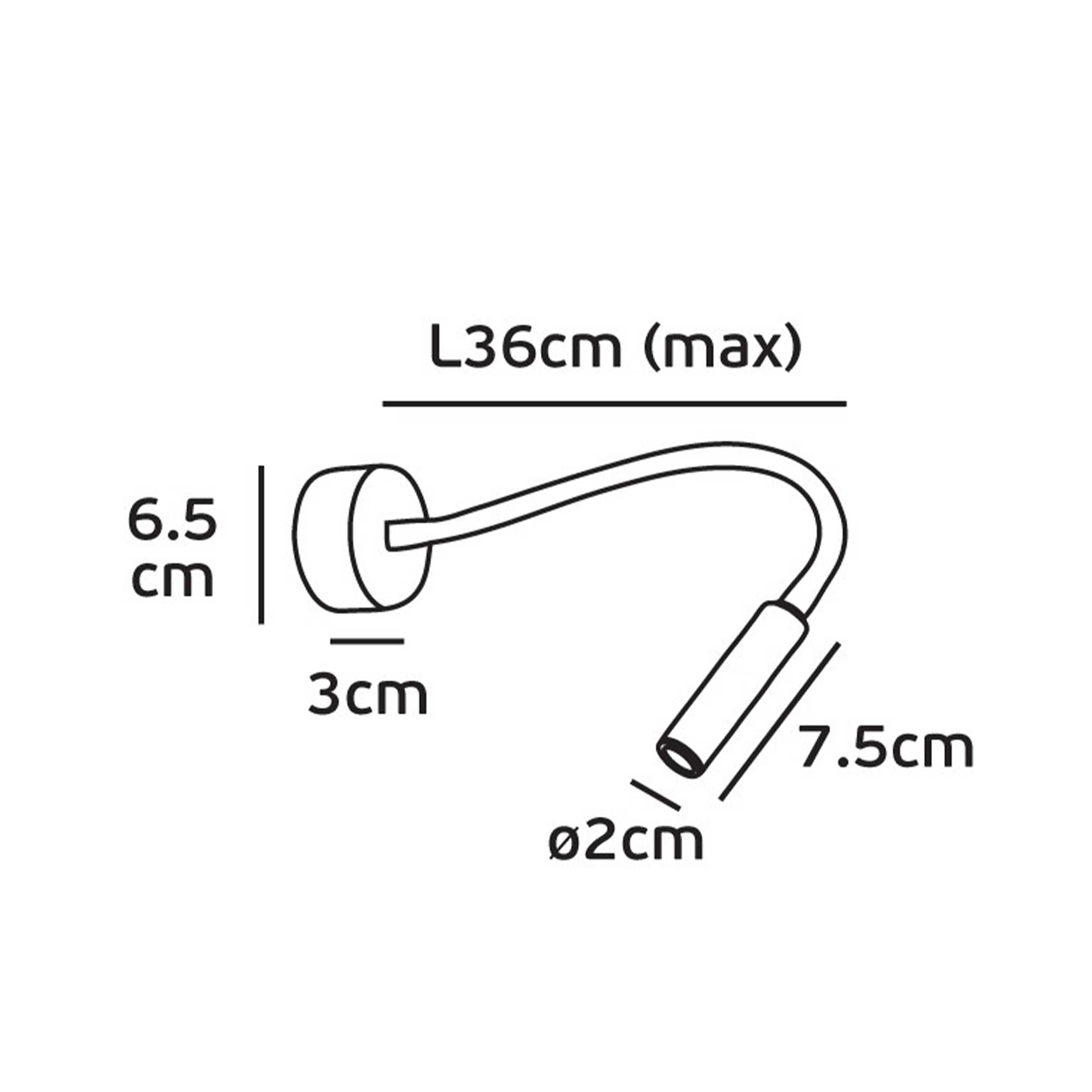 VK Light Jak LED stenska svetilka