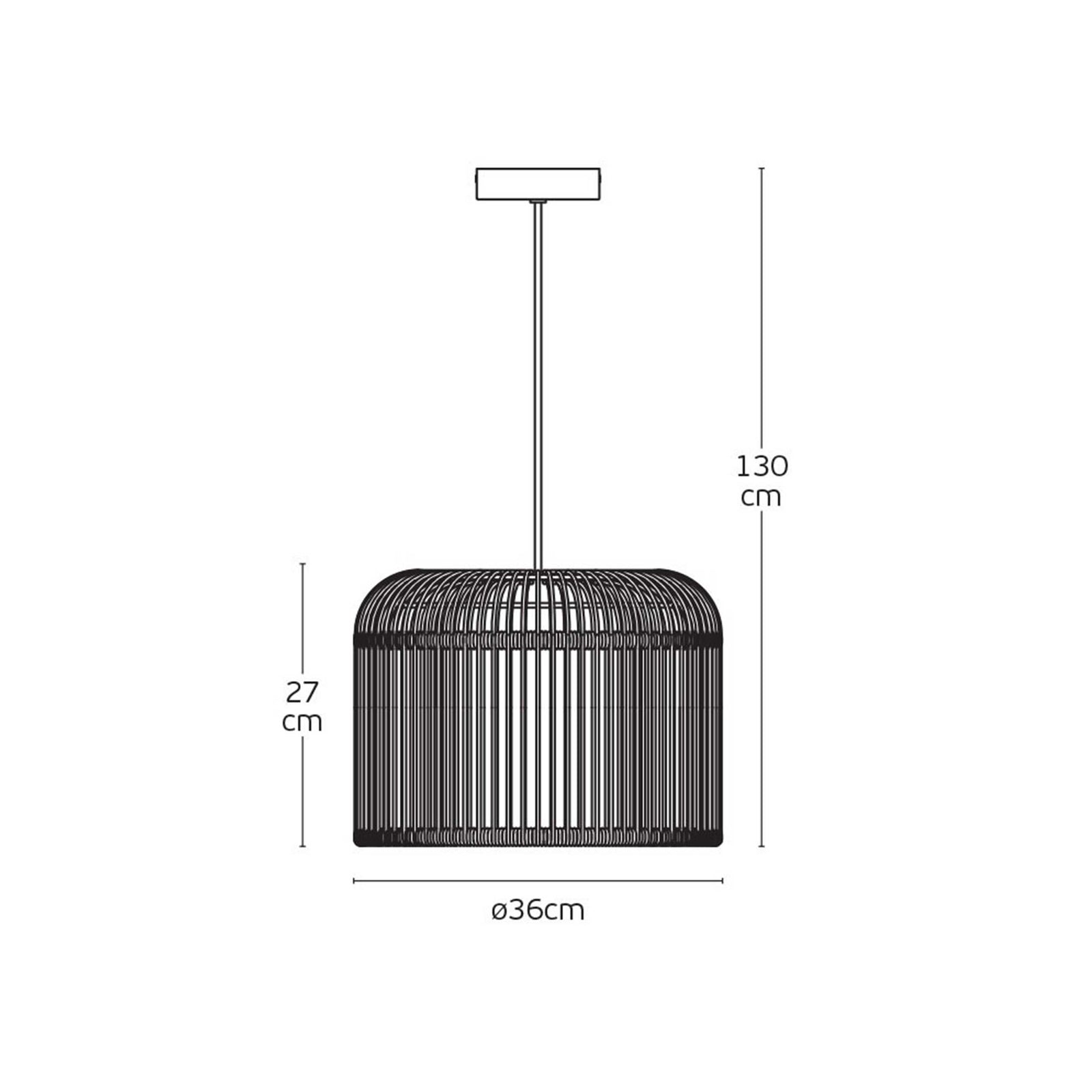 VK Light Keli E27 viseča zunanja svetilka IP44