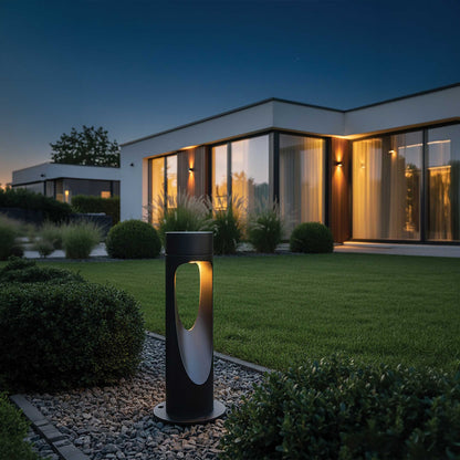 VK Light Korn II LED stebrna svetilka IP65