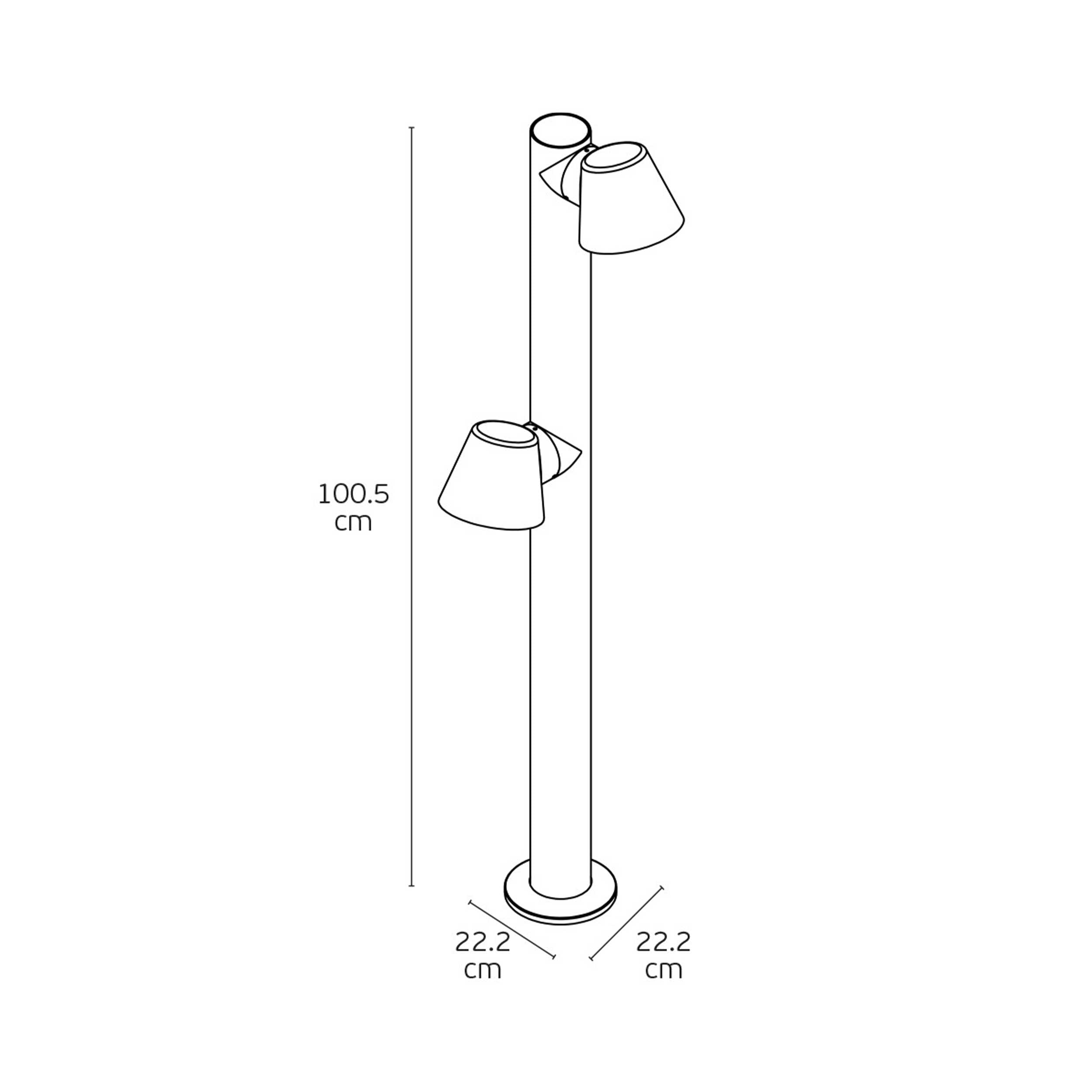 VK Light Kupo LED stenska svetilka IP65