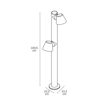 VK Light Kupo LED stenska svetilka IP65