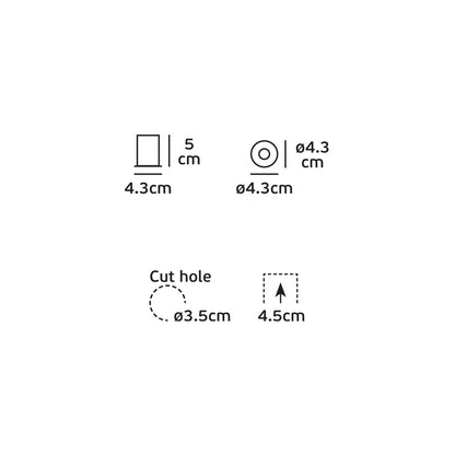 VK Light Bloc Zoom LED nastavljiva vgradna svetilka 15°–24°