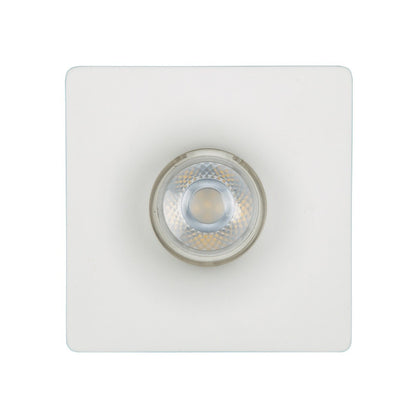 VK Light Downlight, okrogla vgradna svetilka iz mavca z navojem GU10