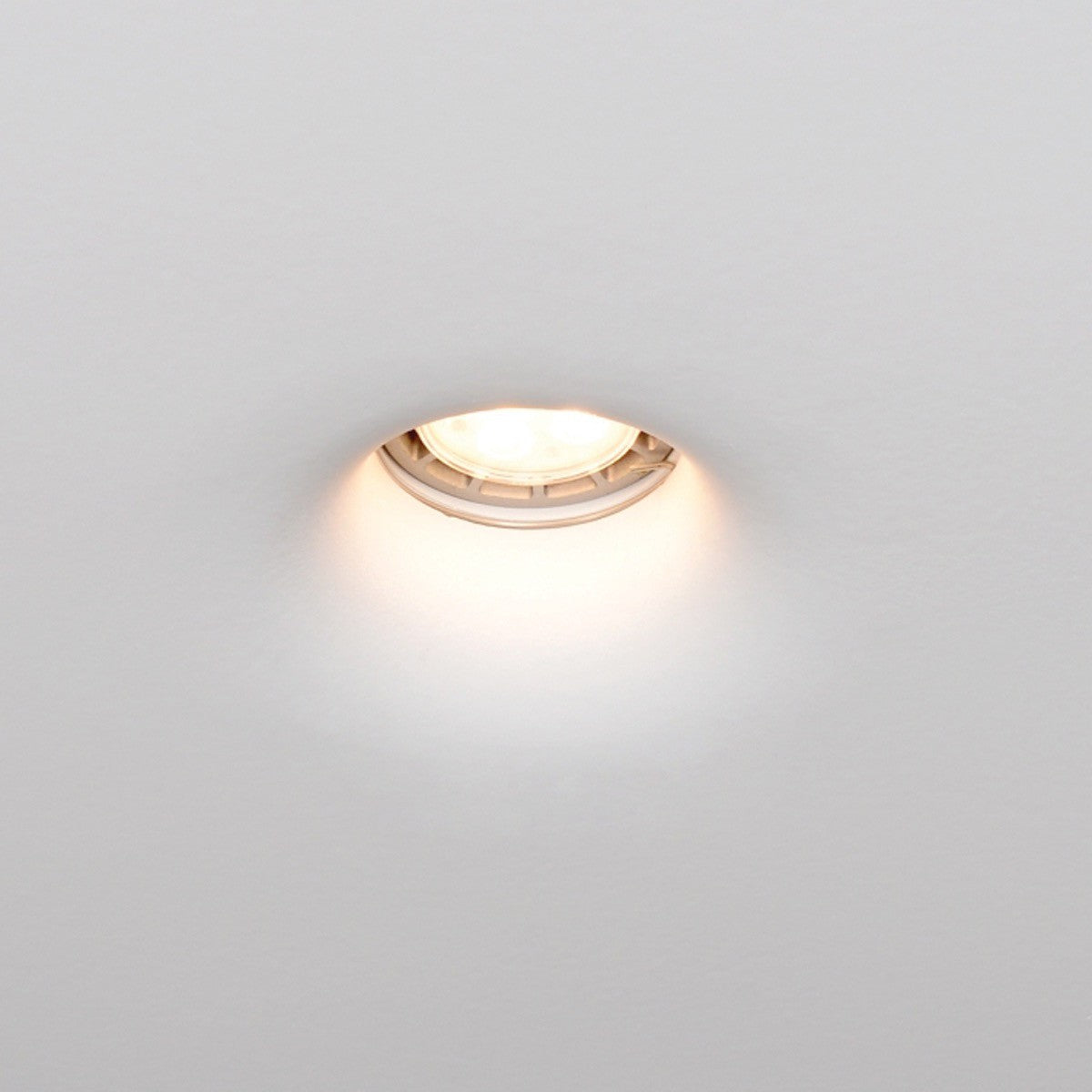 VK Light Downlight, okrogla vgradna svetilka iz mavca z navojem GU10