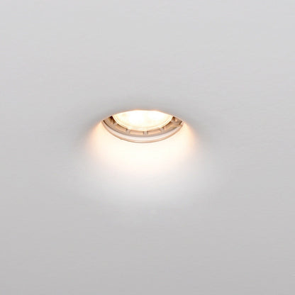 VK Light Downlight, okrogla vgradna svetilka iz mavca z navojem GU10
