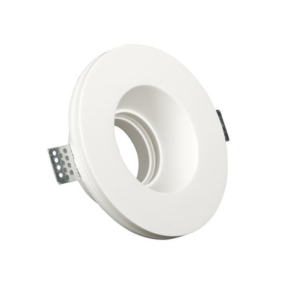 VK Light Downlight, okrogla vgradna svetilka iz mavca z navojem GU10