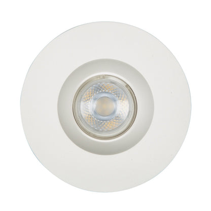 VK Light Downlight, okrogla vgradna svetilka iz mavca z navojem GU10