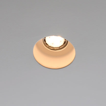 VK Light Downlight, okrogla vgradna svetilka iz mavca z navojem GU10