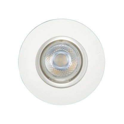 VK Light Downlight, okrogla vgradna svetilka iz mavca z navojem GU10