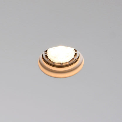 VK Light Downlight, okrogla vgradna svetilka iz mavca z navojem GU10