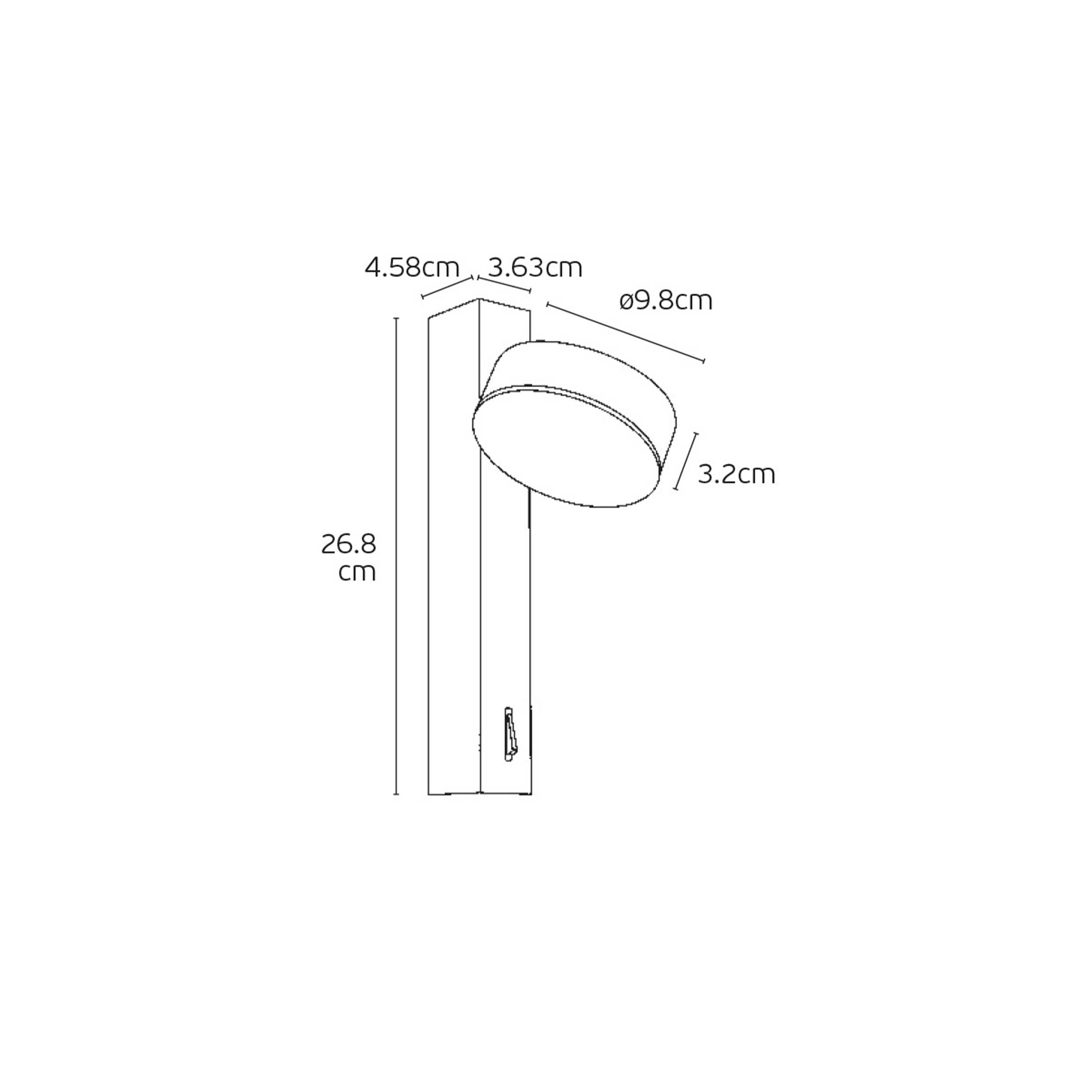 VK Light Lopi LED stenska svetilka