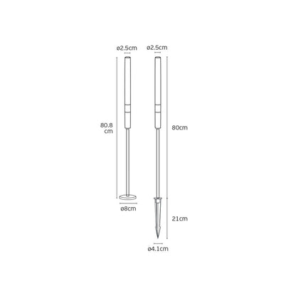 VK Light Mim LED stebrna svetilka IP65