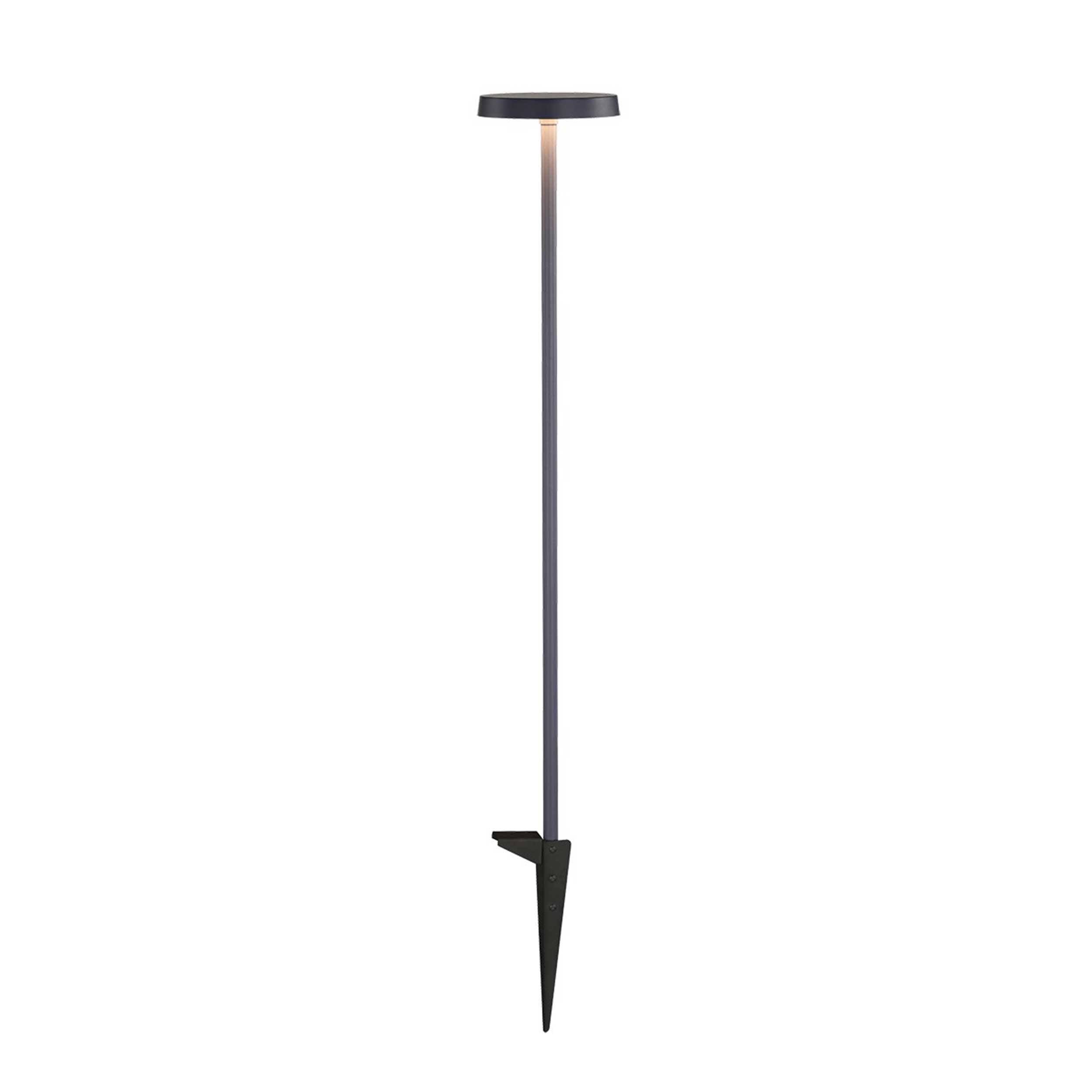 VK Light Mush LED stebrna svetilka z vtikalnim nastavkom IP65
