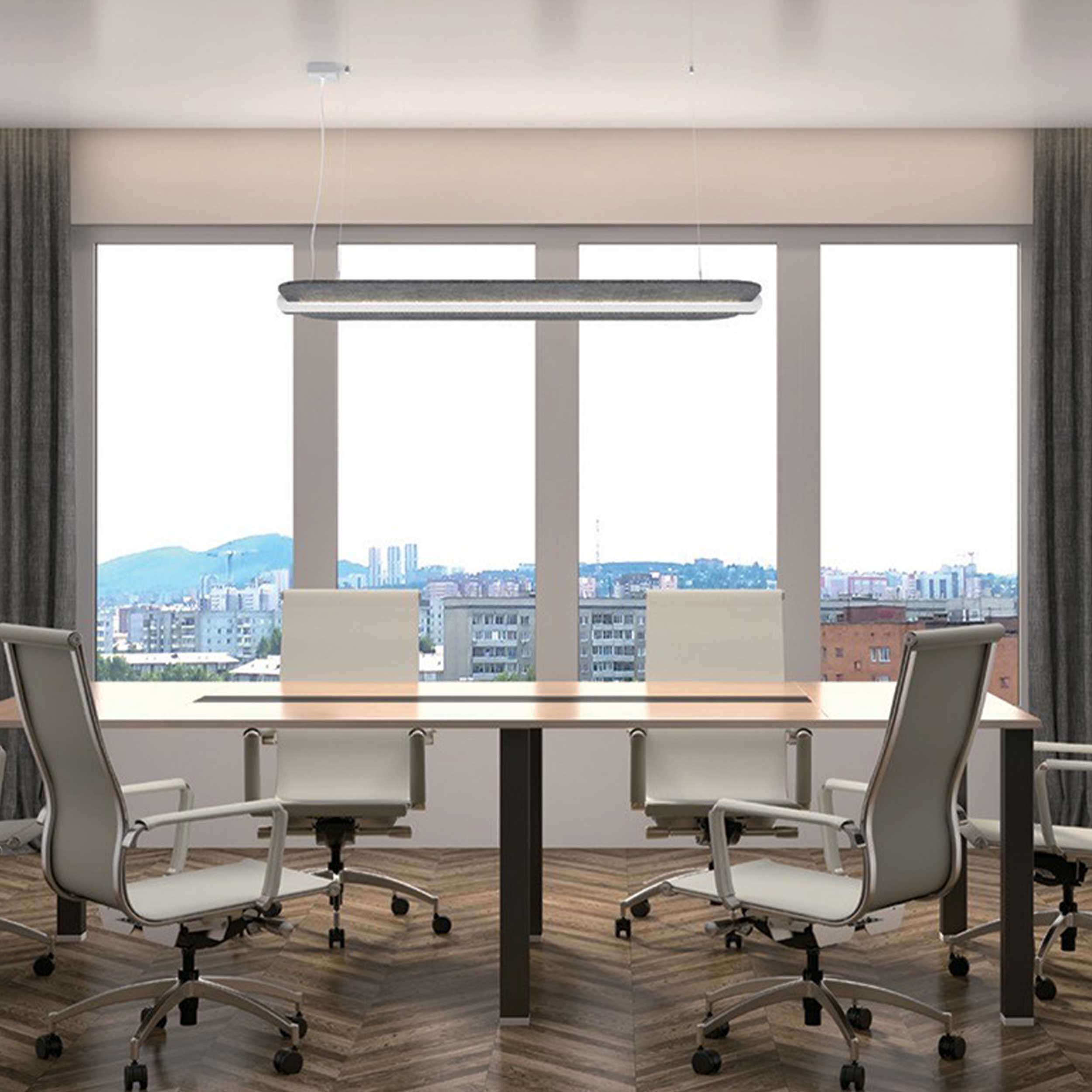 VK Light Mute L LED viseča akustična svetilka, vodoravna