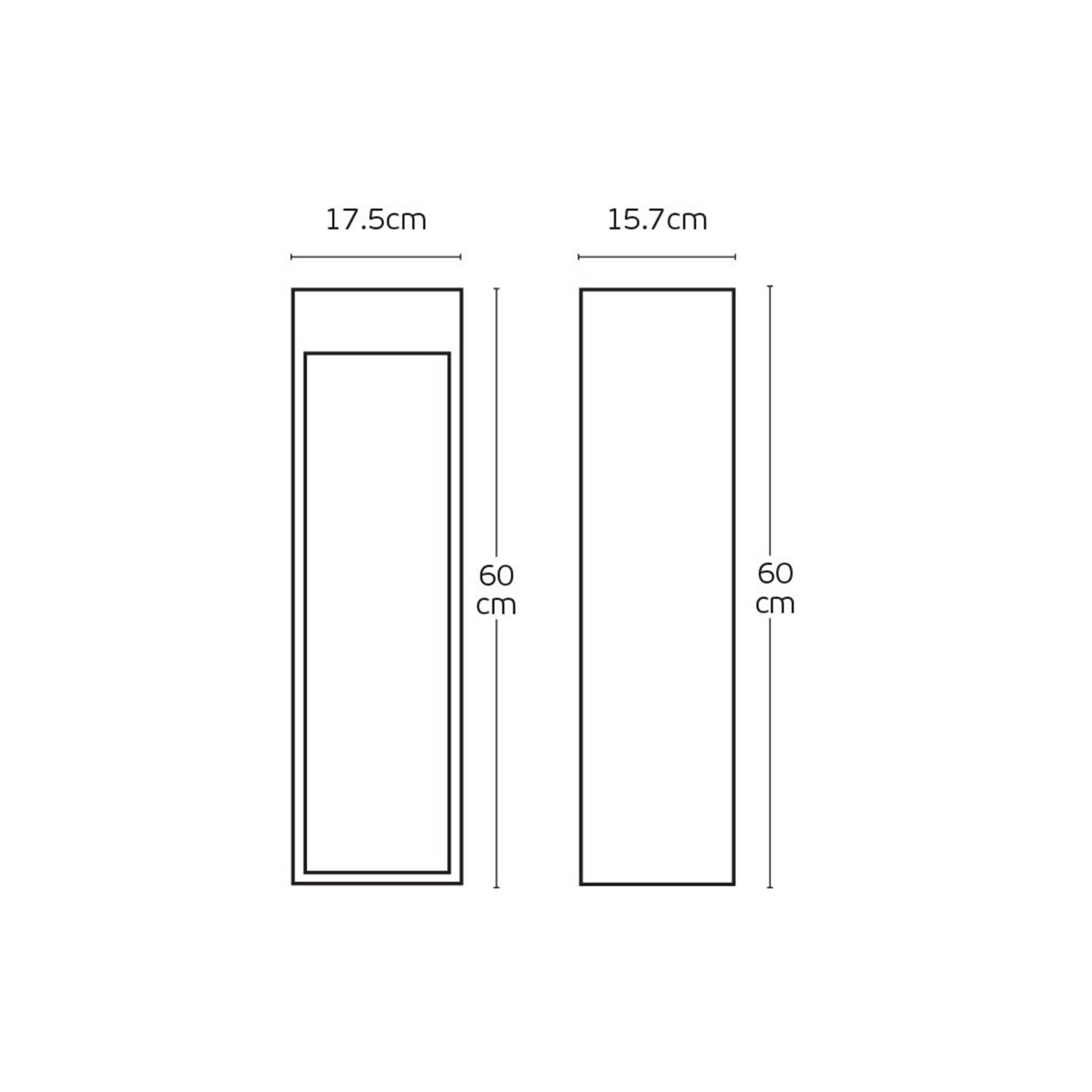 VK Light Natu III LED zunanja stebrna svetilka IP65