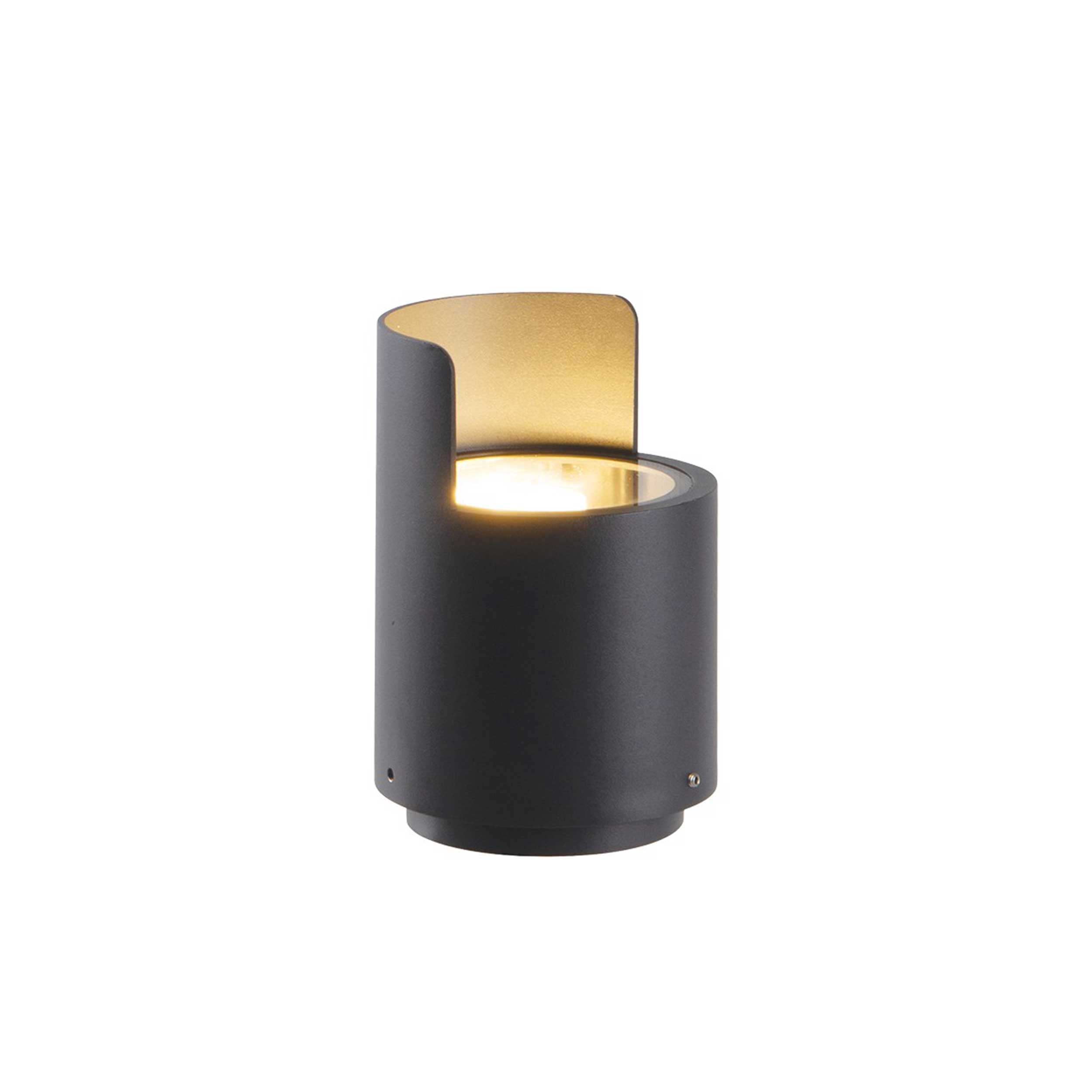 VK Light Upo GU10 stebrna svetilka IP67