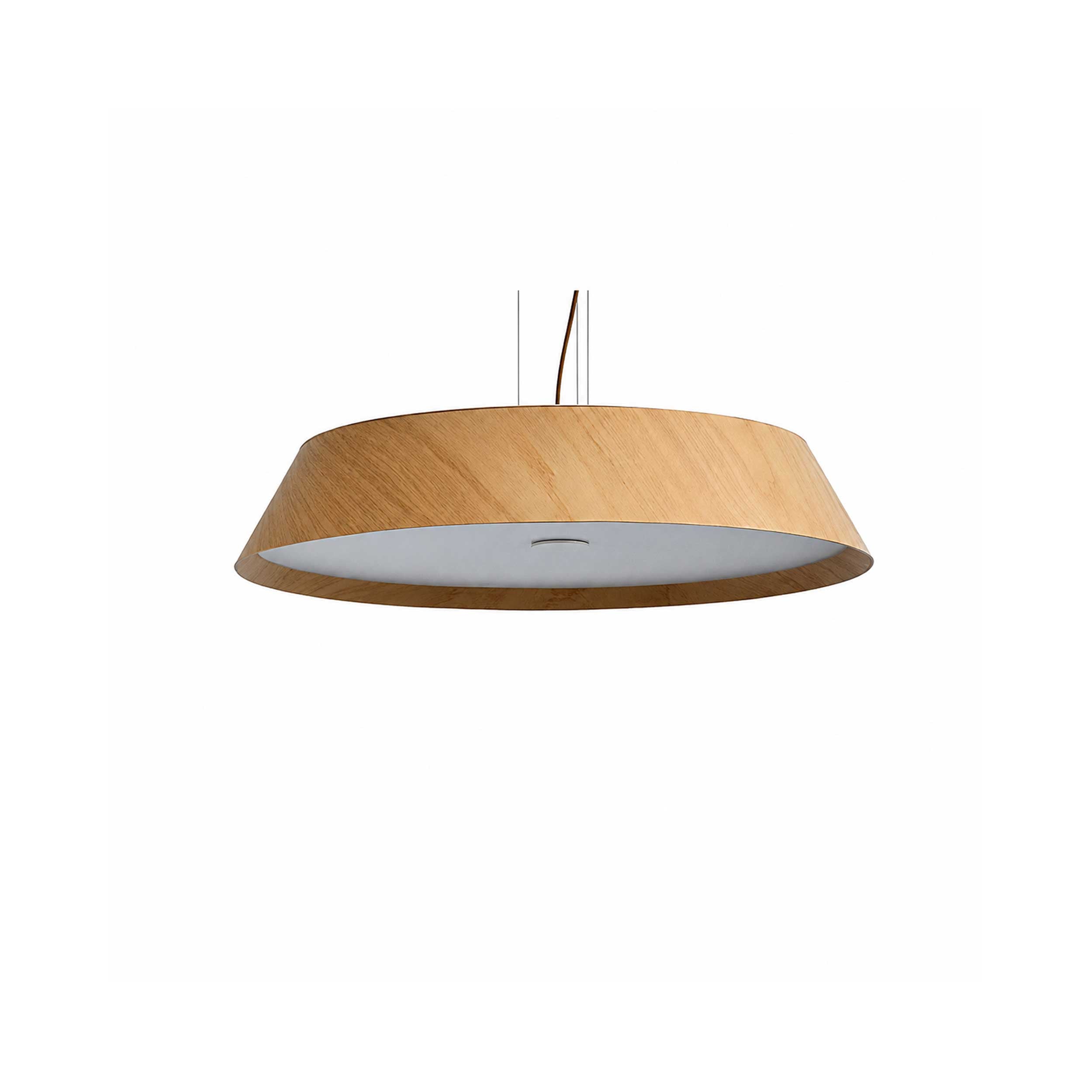 VK Light Woody LED okrogla lesena viseča svetilka